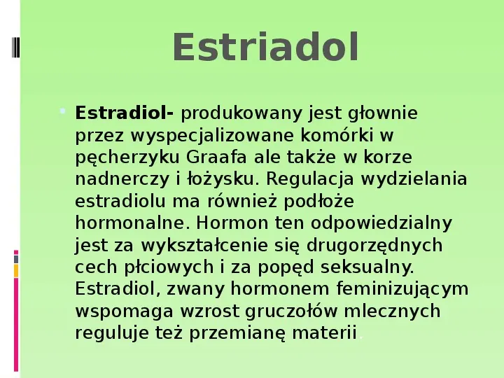 Hormony żeńskie - Slide 5