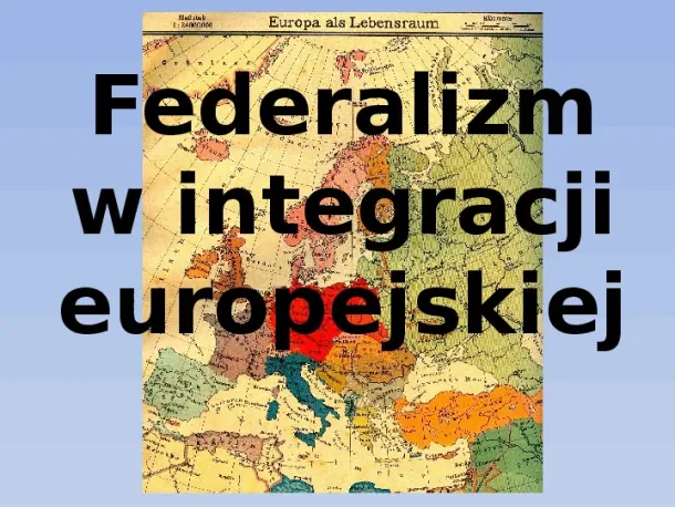 Federalizm - Slide pierwszy