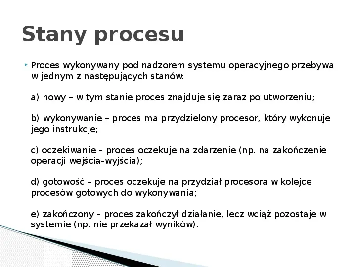 Procesy, wątki i wielozadaniowość - Slide 3
