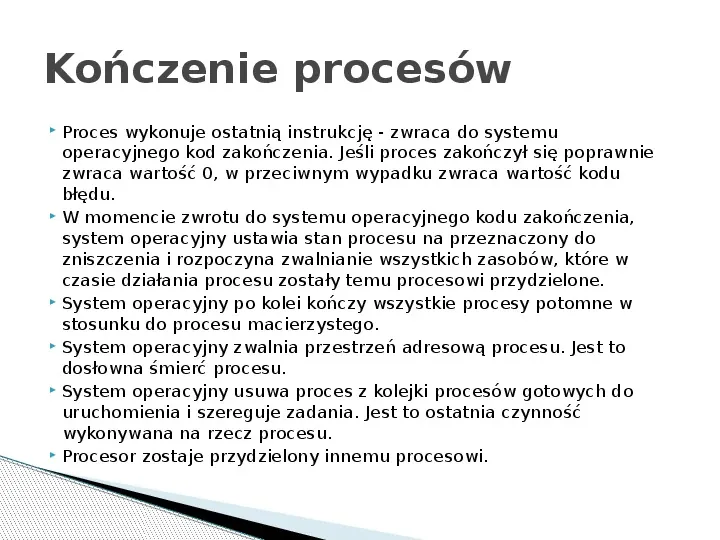 Procesy, wątki i wielozadaniowość - Slide 6