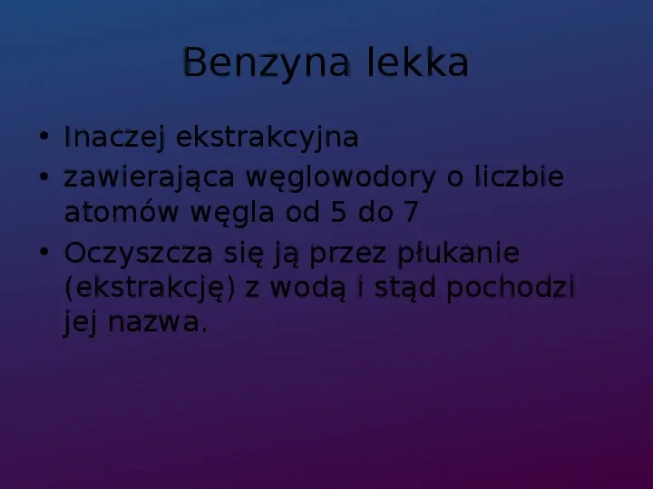 Benzyna - Slide 4
