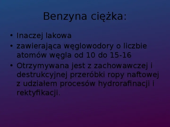 Benzyna - Slide 5