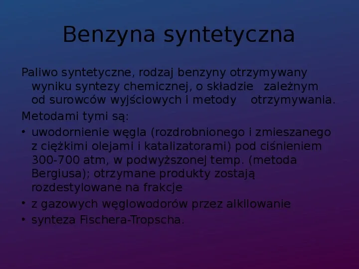Benzyna - Slide 8