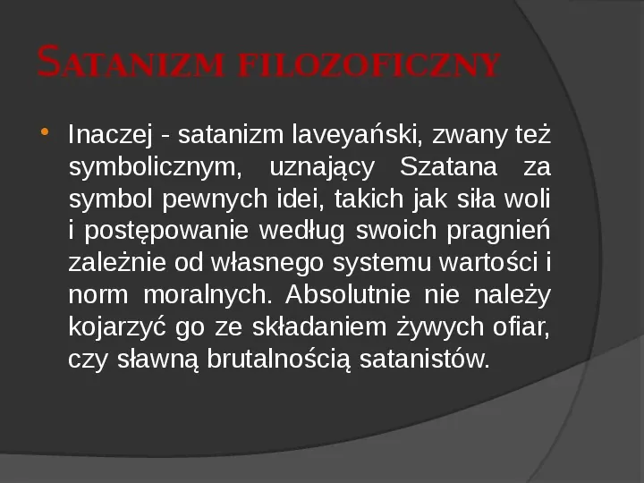 Satanizm - Slide 9