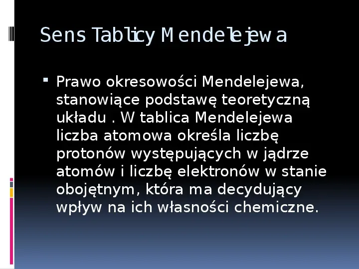 Tablica Mendelejewa - Slide 4