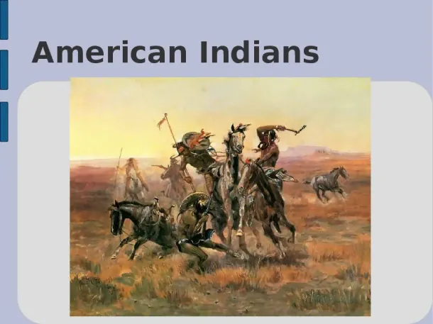 Indianie - Slide pierwszy