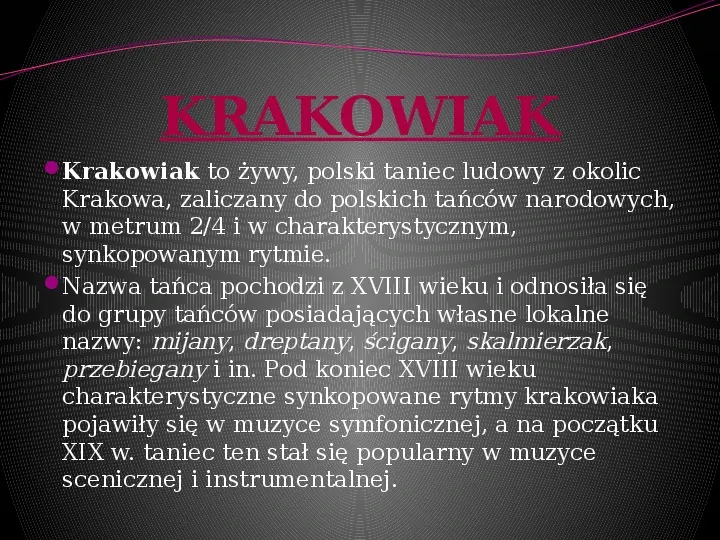 Polskie tańce narodowe - Slide 2