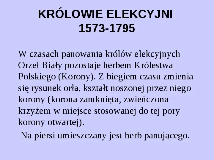 Historia polskich symboli narodowych - Slide 18