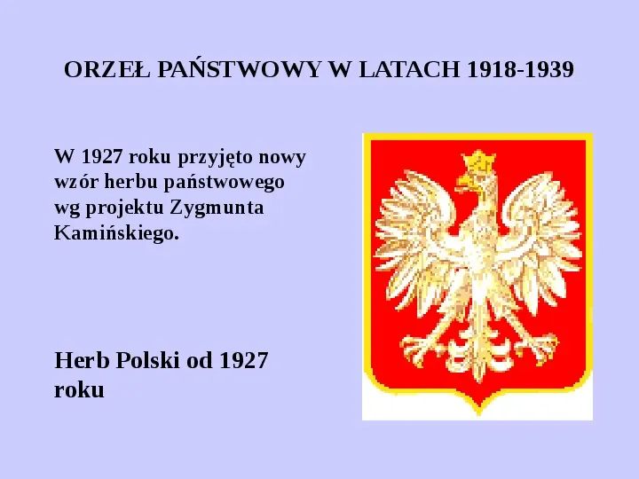 Historia polskich symboli narodowych - Slide 35