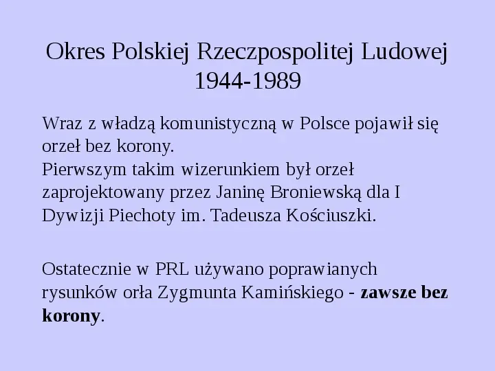 Historia polskich symboli narodowych - Slide 36