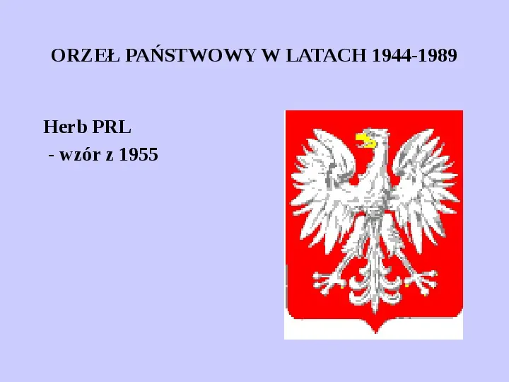 Historia polskich symboli narodowych - Slide 39
