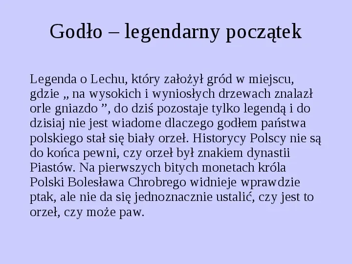Historia polskich symboli narodowych - Slide 4