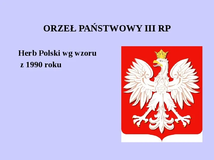 Historia polskich symboli narodowych - Slide 42