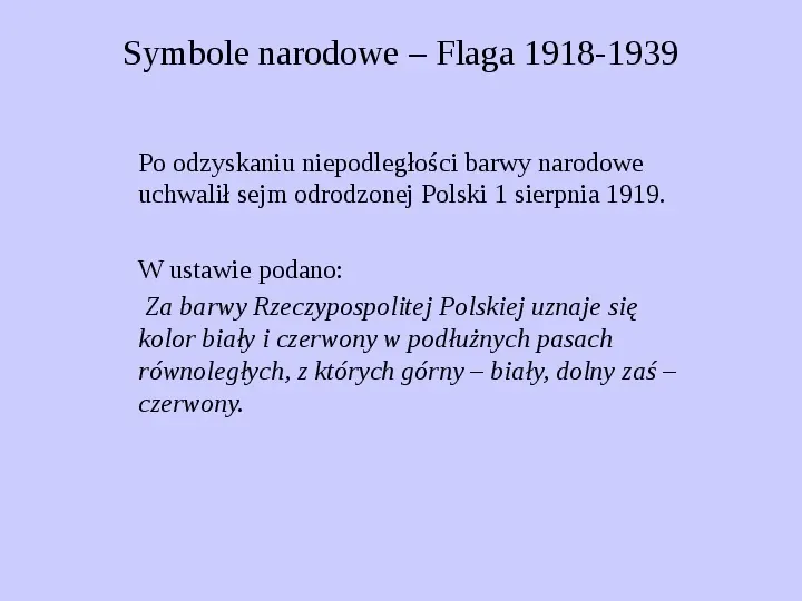Historia polskich symboli narodowych - Slide 47