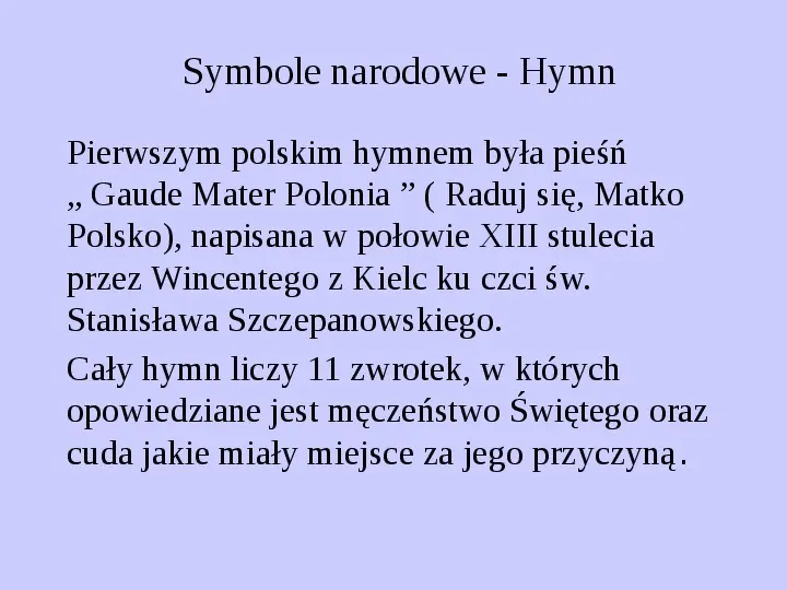 Historia polskich symboli narodowych - Slide 52