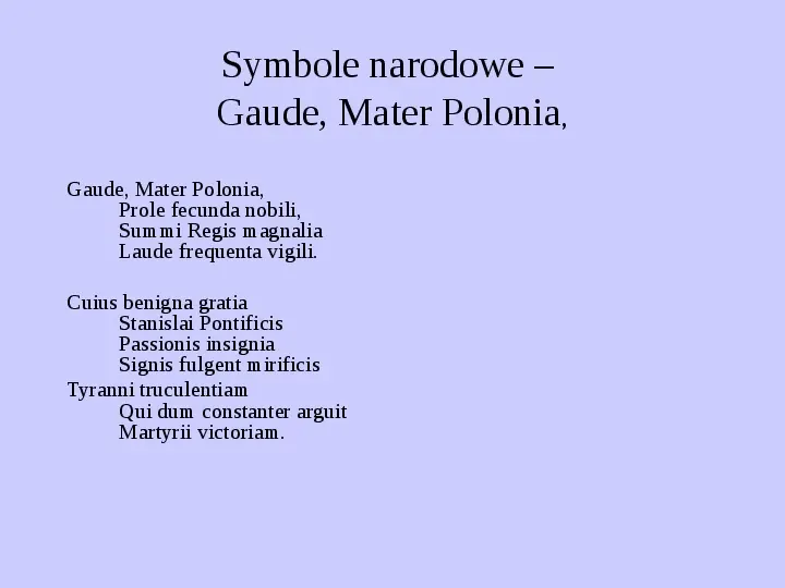 Historia polskich symboli narodowych - Slide 53