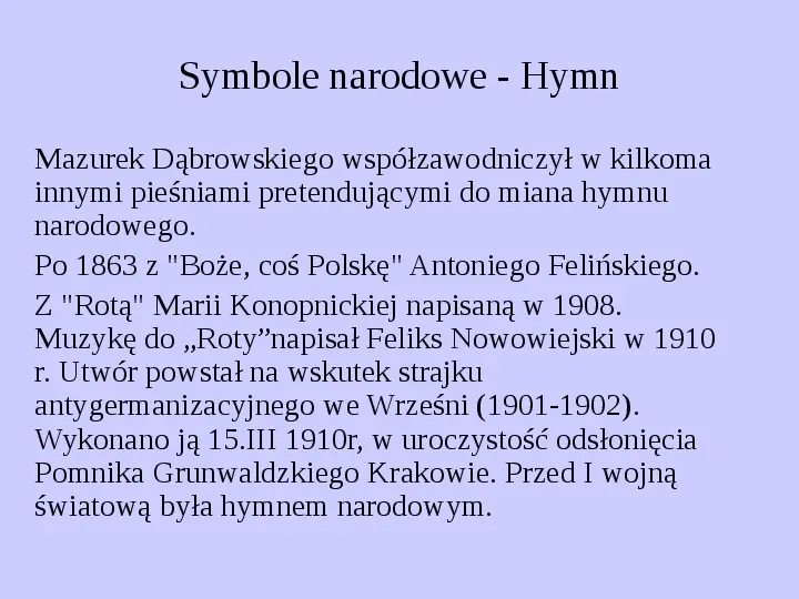 Historia polskich symboli narodowych - Slide 61