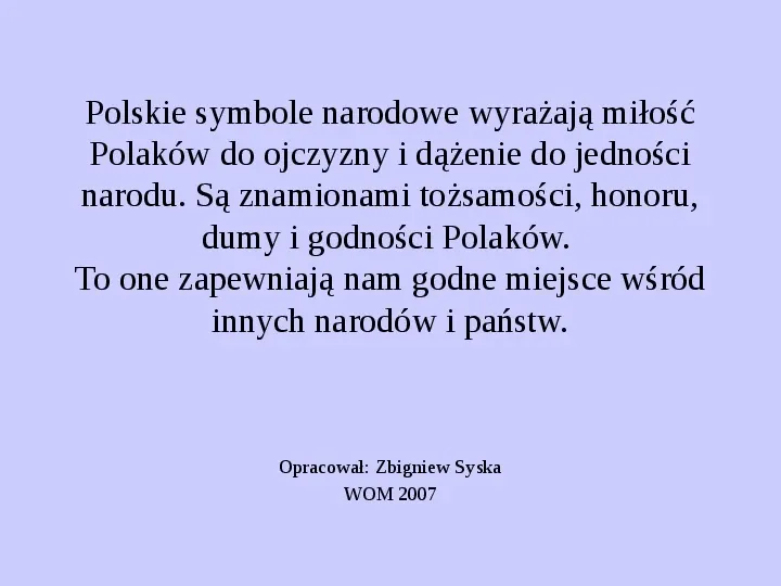 Historia polskich symboli narodowych - Slide 67