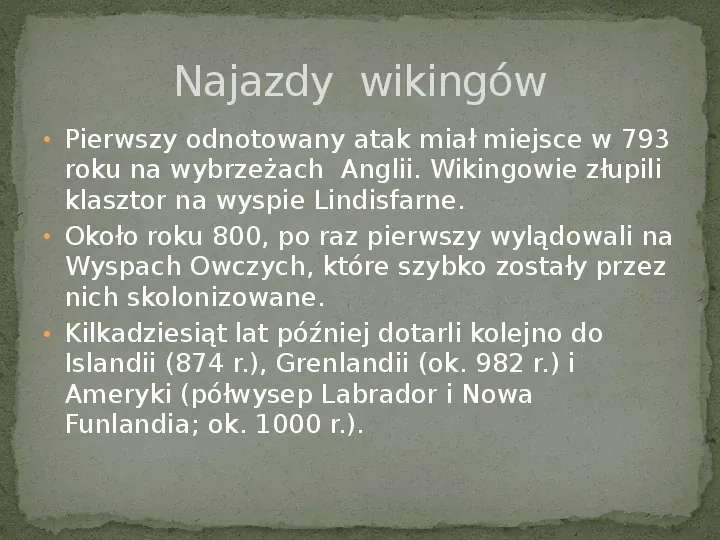 Wikingowie - Slide 4