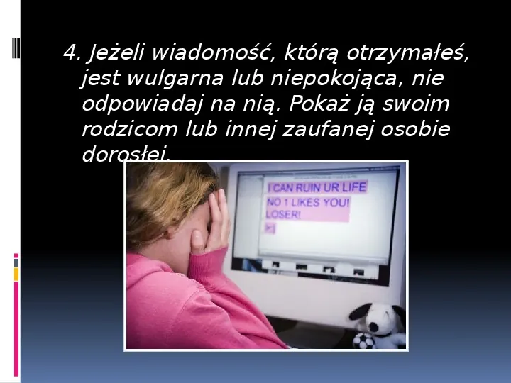 Cyberprzemoc - Slide 30