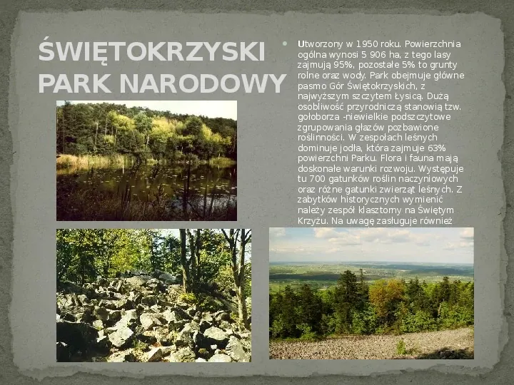 Parki Narodowe w Polsce - Slide 16