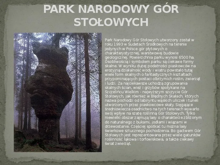 Parki Narodowe w Polsce - Slide 17