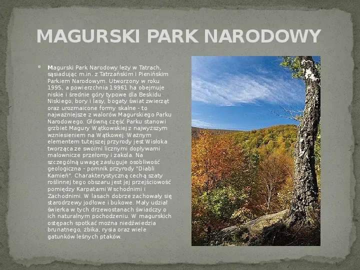Parki Narodowe w Polsce - Slide 23