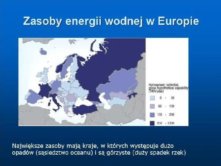 Ekologia - energia wodna - Slide 1