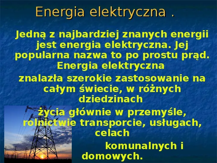 Rodzaje energii - Slide 2