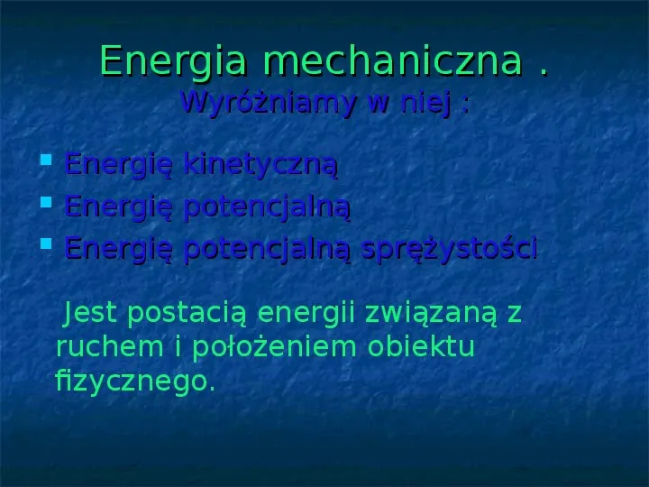 Rodzaje energii - Slide 4