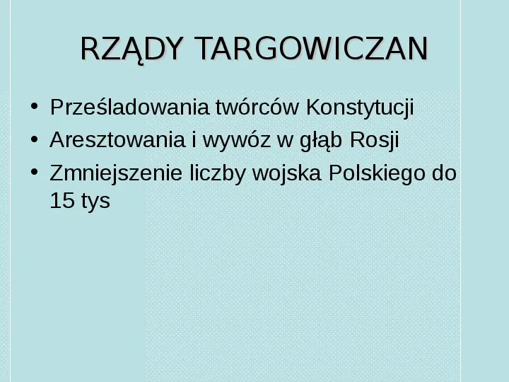 II Rozbiór Polski - Slide 7