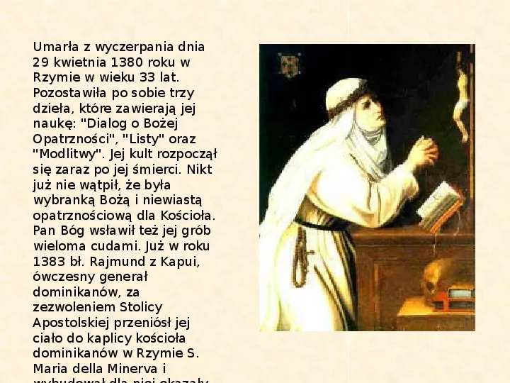 Św. Katarzyna ze Sieny - Slide 7
