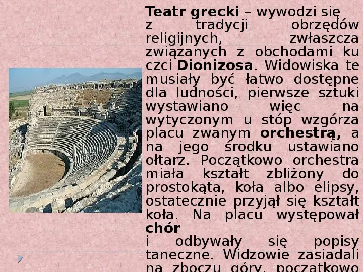 Literatura i teatr w starozytnej Grecji - Slide 12