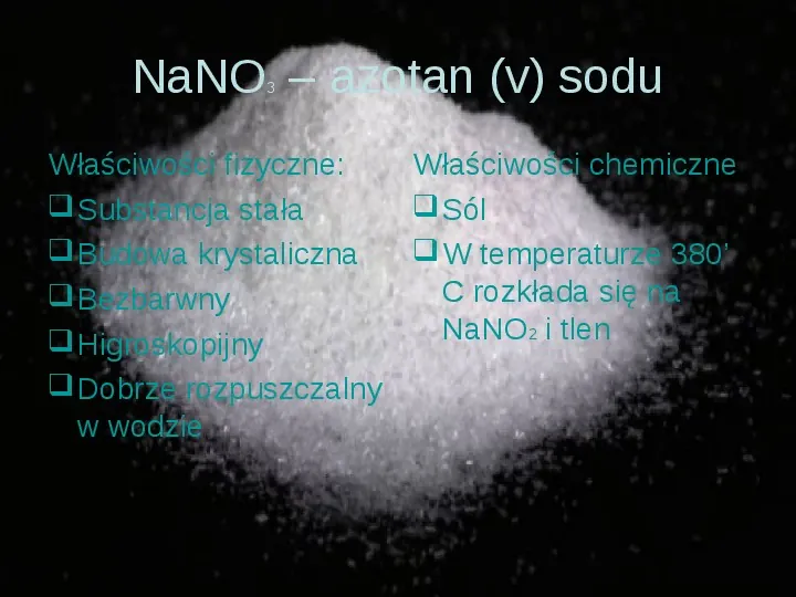 Właściwośći soli - Slide 3