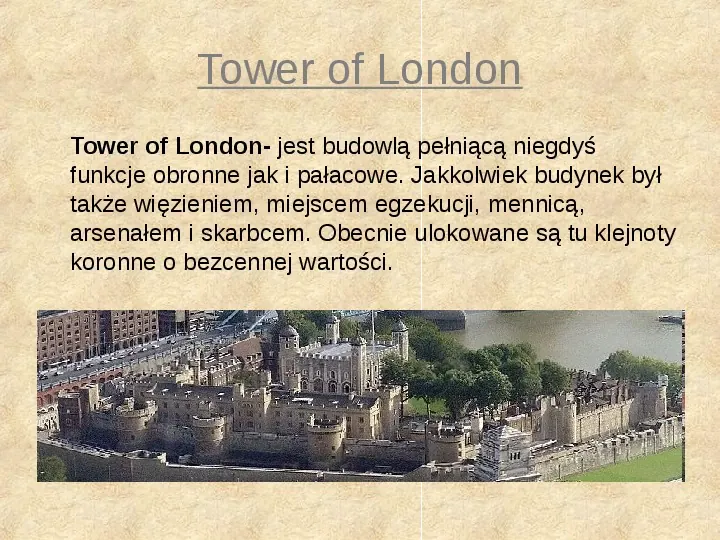 Atrakcje turystyczne Londynu - Slide 2