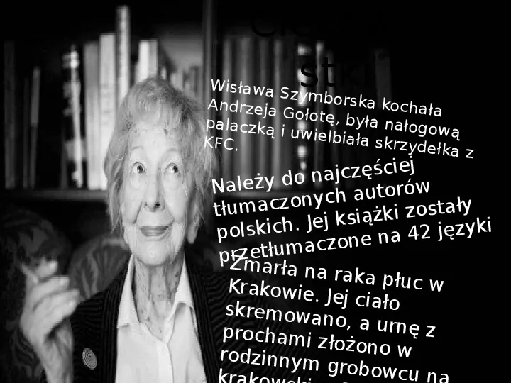 Wisława Szymborska - Slide 5