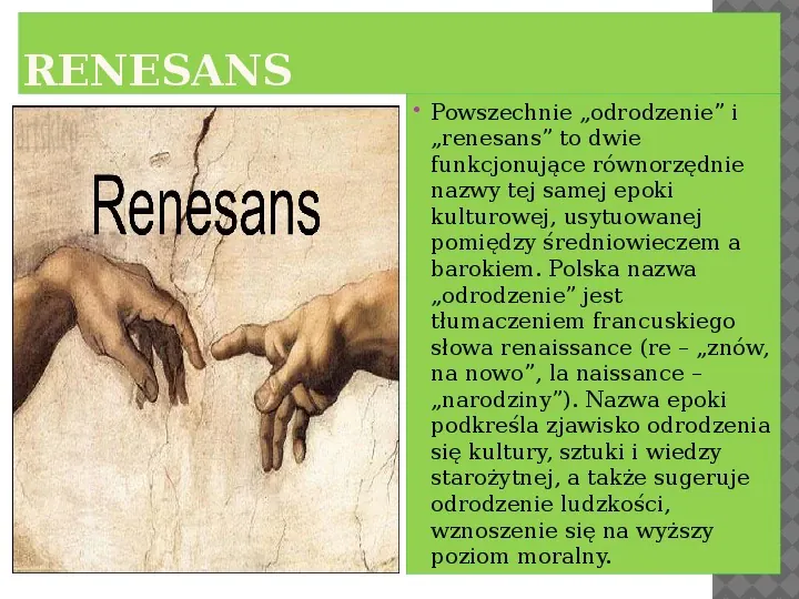 Renesans i Humanizm - Slide 2