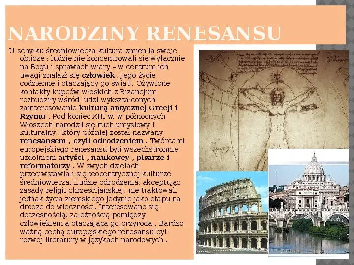 Renesans i Humanizm - Slide 3