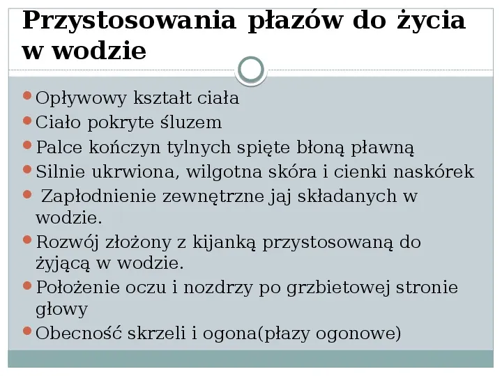 Płazy - zwierzęta zmiennocieplne - Slide 8