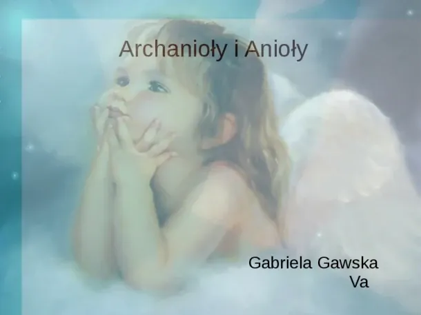 Achanioły i anioły - Slide pierwszy
