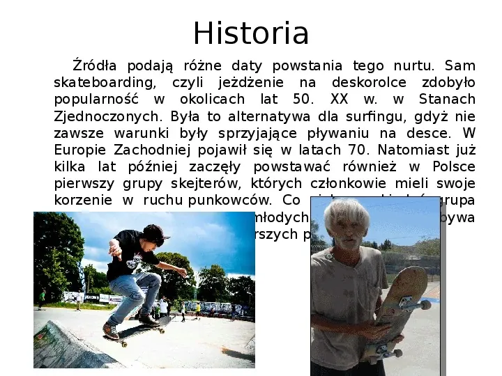 Subkultury - Skaterzy i Goci - Slide 3