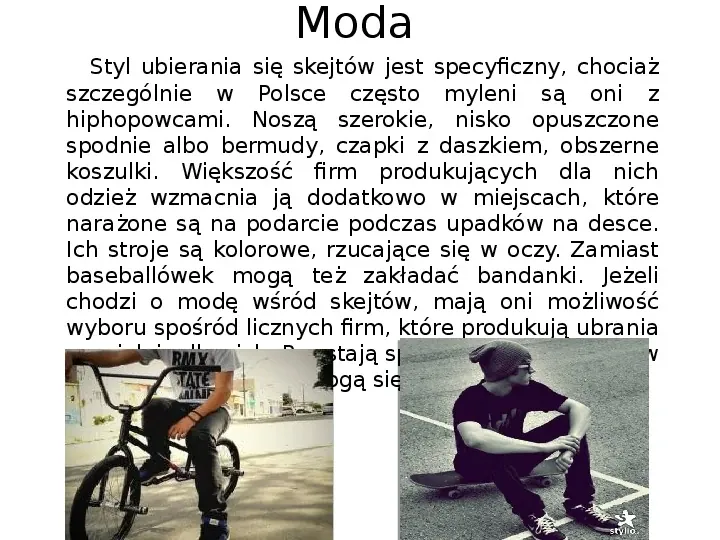 Subkultury - Skaterzy i Goci - Slide 5