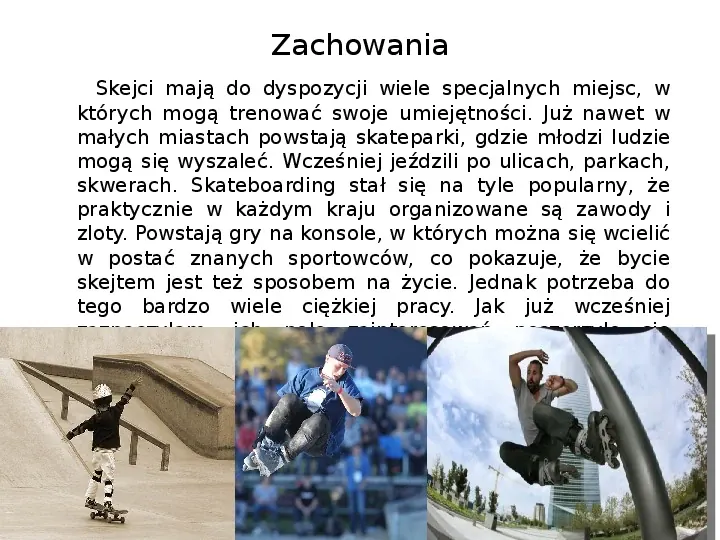 Subkultury - Skaterzy i Goci - Slide 6