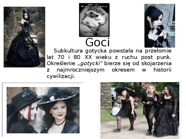 Subkultury - Skaterzy i Goci - Slide 8