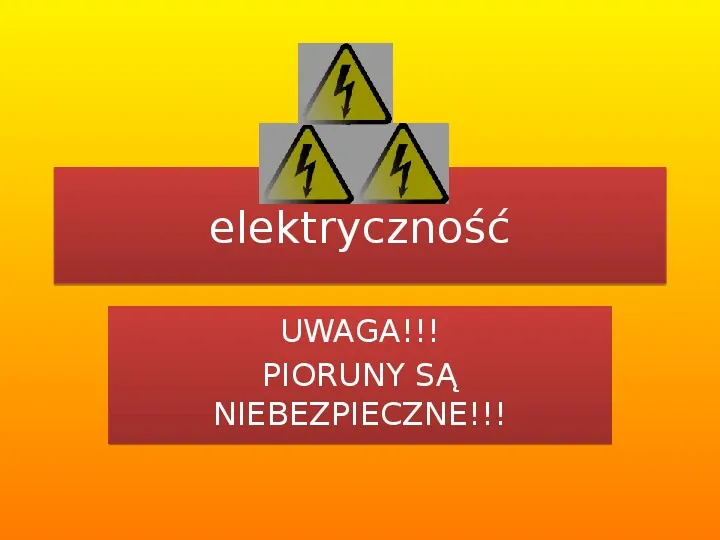 Elektryczość - Slide 1