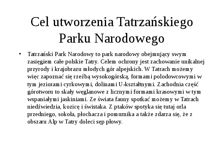 Tatrzański Park Narodowy - Slide 25