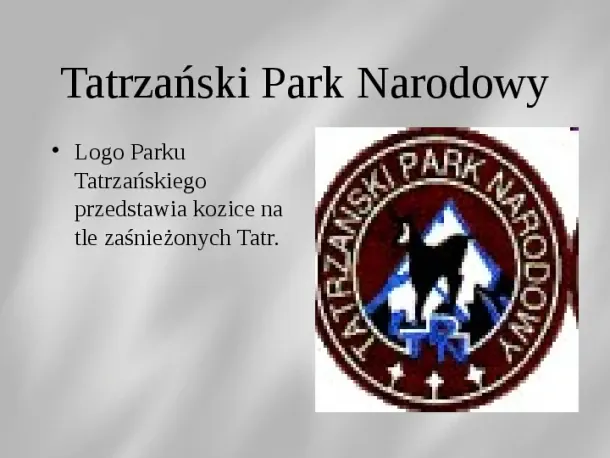 Tatrzański Park Narodowy - Slide pierwszy