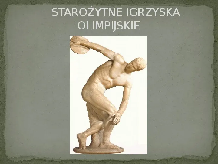 Igrzyska Olimpijskie - Slide 1