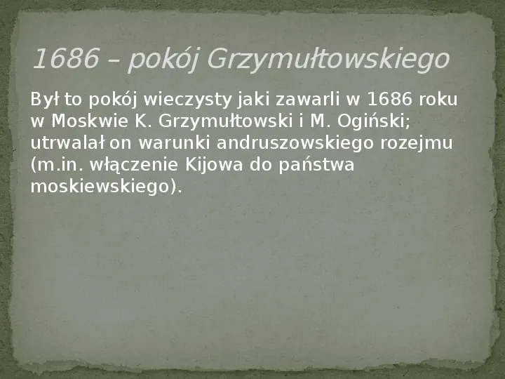 Wojny polsko-rosyjskie w XVII w. - Slide 12