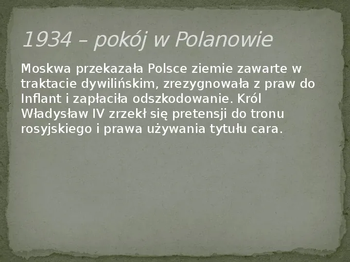 Wojny polsko-rosyjskie w XVII w. - Slide 9